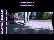 Preview clip | Girl with her favorite shoes Nike Shox worn with nylons and the evil teddy bear 11/16