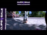 Preview clip | Girl with her favorite shoes Nike Shox worn with nylons and the evil teddy bear 14/16