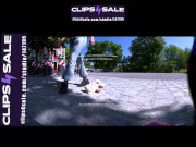 Preview clip | Girl with her favorite shoes Nike Shox worn with nylons and the evil teddy bear 3/16