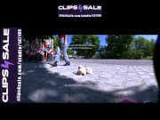 Preview clip | Girl with her favorite shoes Nike Shox worn with nylons and the evil teddy bear 4/16