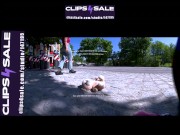 Preview clip | Girl with her favorite shoes Nike Shox worn with nylons and the evil teddy bear 6/16