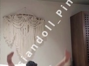 He fucked my pussy so well that my legs are shaking and creampied 굵고 휜 자지로 깊숙히 쑤시며 질싸 당한 여친 13/16