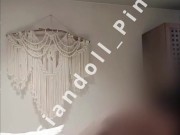 He fucked my pussy so well that my legs are shaking and creampied 굵고 휜 자지로 깊숙히 쑤시며 질싸 당한 여친 6/16