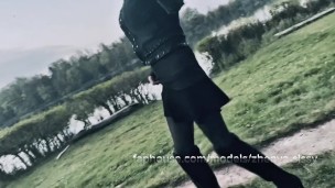 Femboy Slut Jerks off Her Anal