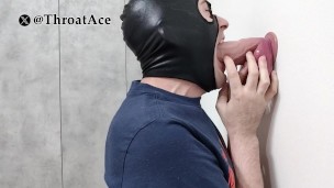 Deep Throat Challenge: Gagging on Every Inch of This 2.24 inch Wide Monster Dildo (11.3 inch Length)