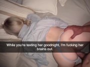 Cheating Teen Slut Takes Thick 7 INCH BBC at College with Panties On — Snapchat it All! 14/16