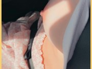 Hot wife exhibitionist public pussy flashing 1/16