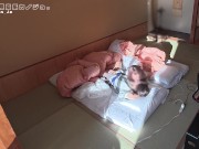 旅館で朝からイチャイチャ生ハメ濃厚セックスするカップルを覗き見♡グラインド騎乗位で激しく攻めたら大量ぶっかけされました　日本人 素人 ハメ撮り 痴女 無修正 japanese かわいい 個人撮影 3/16