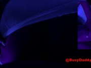 Sexy MILF Cum Slut Fucks in Blacklight Remove Glow In Dark Condom Creampie 15/16