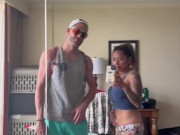 Real Hot Married Couple traveling sex compilation 15/16