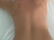 Quicky from behind with huge cum on ass 10/16