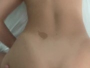 Quicky from behind with huge cum on ass 6/16