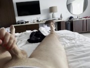 Vacation blowjob with cum on tits 3/16