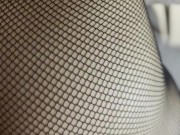 Blonde babe getting fucked hard in fishnets 16/16