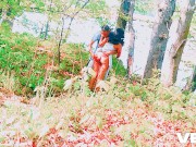 SOLO FEMALE BIKER FEMALE COSPLAY SKIRT GIVES BLOWJOB ON BIKE TRAIL RANDOM