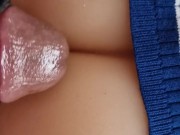 I fucked my tattoed toy in her tight ass 1/16