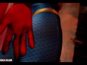 Little Whore Felt the Full Power of Fem Homelander. Femdom, Creampie - MollyRedWolf 2/16