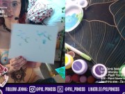 Livestream: Painting My Naked Body & Masturbating with Fans! 11/16