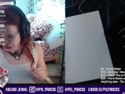Livestream: Painting My Naked Body & Masturbating with Fans! 2/16
