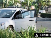 LEZ BE BAD - Katrina Colt’s BDSM Nuru Dungeon Turns Nicole Aria’s Massage Into Rough ANAL FISTING 1/16