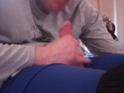 Throbbing cock Huge cumshot 8/16