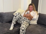 Karen Sleent catches her stepbrother PipeBoy watching her masturbate and rides his huge cock like cr 1/16