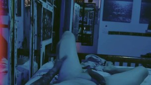 Tattooed Guy Playing With Cock