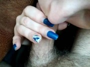 Step sister climbed under my blanket to suck - got a cumshot on her face 6/16