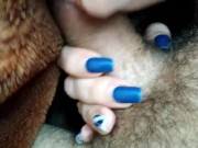 Step sister climbed under my blanket to suck - got a cumshot on her face 8/16