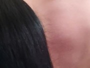 Blowjob from mature girlfriend with deep throat and cum swallowing 3/16