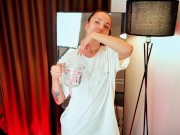 Testing T-Shirt Transparency When Wet 😉 See-Through Fun 11/16