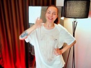 Testing T-Shirt Transparency When Wet 😉 See-Through Fun 16/16