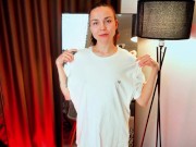 Testing T-Shirt Transparency When Wet 😉 See-Through Fun 6/16