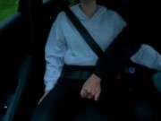 After the driving lesson, things got hot inside the car 13/16