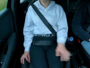 After the driving lesson, things got hot inside the car 2/16