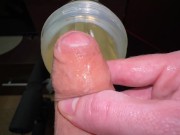 Guy Moaning while Fucking Fleshlight until Creampie with Dirty Talk and Intense Orgasm - fap2it 16/16
