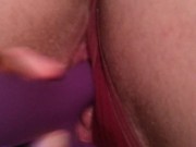 Watch me cream on my vibrator