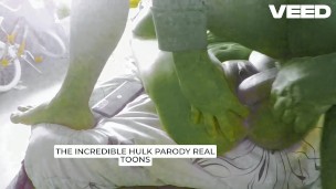 PARODY COSPLAY THE INCREDIBLE HULK HUGE COCK BIGGEST THICK DICK FUCKING SHEHULK