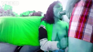 PARODY ALIEN WIFE COSPLAY GREEN PLANET