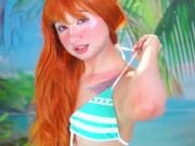 Nami shows her tits to Luffy after being fucked by her pirate stepbrother ONE PIECE-PINKIE PRINCESSS 3/16