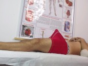 Nurse has her first patient with an erect penis! 16/16