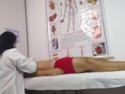 Nurse has her first patient with an erect penis! 2/16