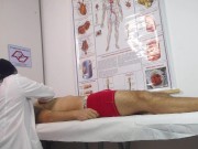 Nurse has her first patient with an erect penis! 5/16