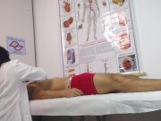 Nurse has her first patient with an erect penis! 7/16