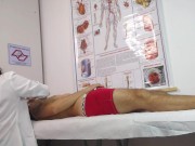 Nurse has her first patient with an erect penis! 8/16