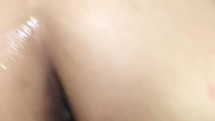 Waking up the neighbors with rought anal sex