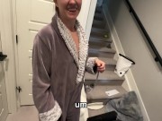 plumber handyman get pa.d by deep throat cumshot  FULL ON OF 1