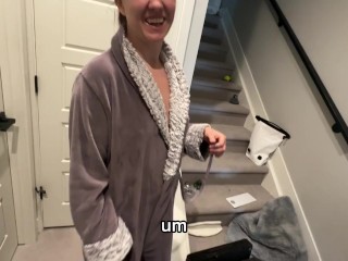 plumber handyman get pa.d by deep throat cumshot  FULL ON OF 1