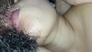 couple kissing a lot with extreme excitement,while she handjob off his rock hard cock,pov kiss🍌🫦😋