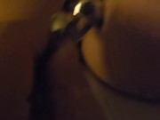 She Rubs Her Pussy While I Plug Her